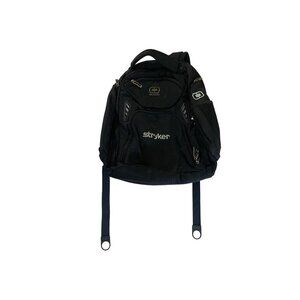 Ogio Unisex Black Casual Full Zip Multi Pocket Back Pack - OS